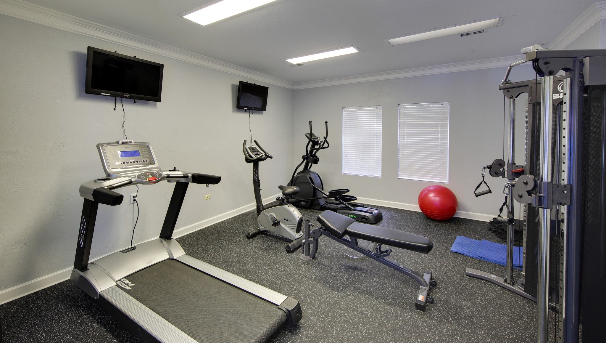 Fitness Center at Terrace at Olde Battleground apartments in Greensboro, NC